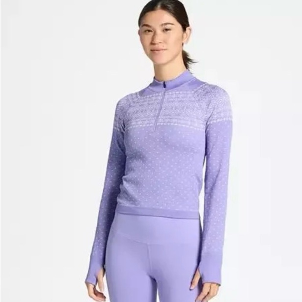 NWT DSG Women's Lavender Seamless Moisture Wicking Top in Lavender - Size XS